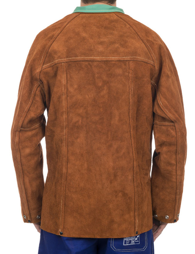 Blůza svářečská WELDAS Lava Brown 44-7300 kůže