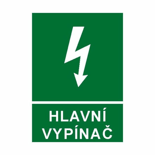 Hlavní vypínač  6131A A5 fólie