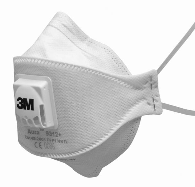 Respirátor 3M 9312+ FFP1 skládaný s ventilkem