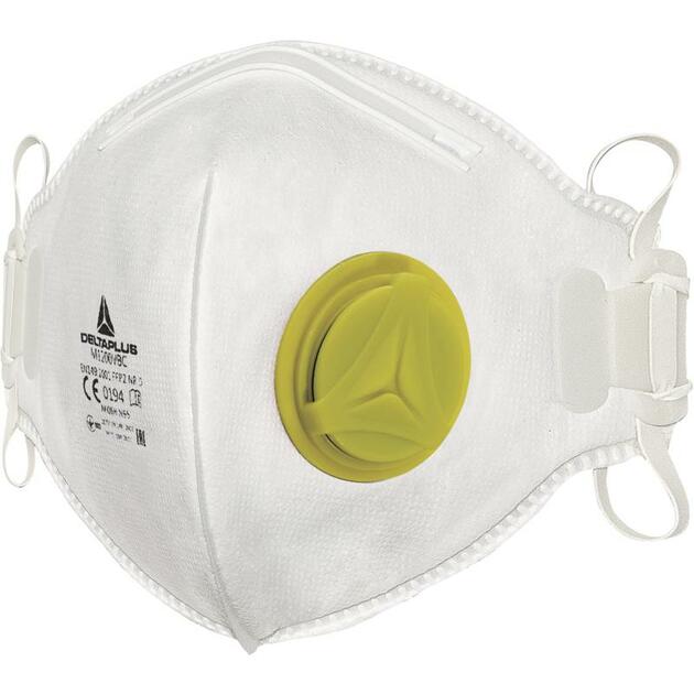 Respirátor DeltaPlus M1200VB FFP2 skládaný s ventilkem