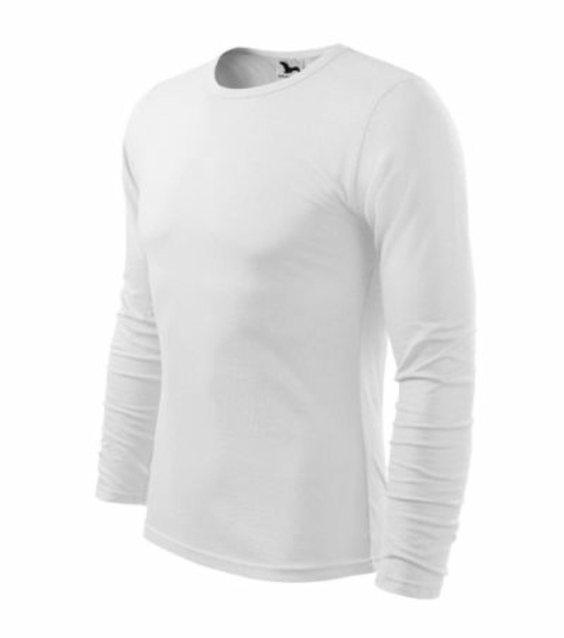 MALFINI FIT-T LONG SLEEVE pánské dlouhý rukáv Tričko bílá  XXL