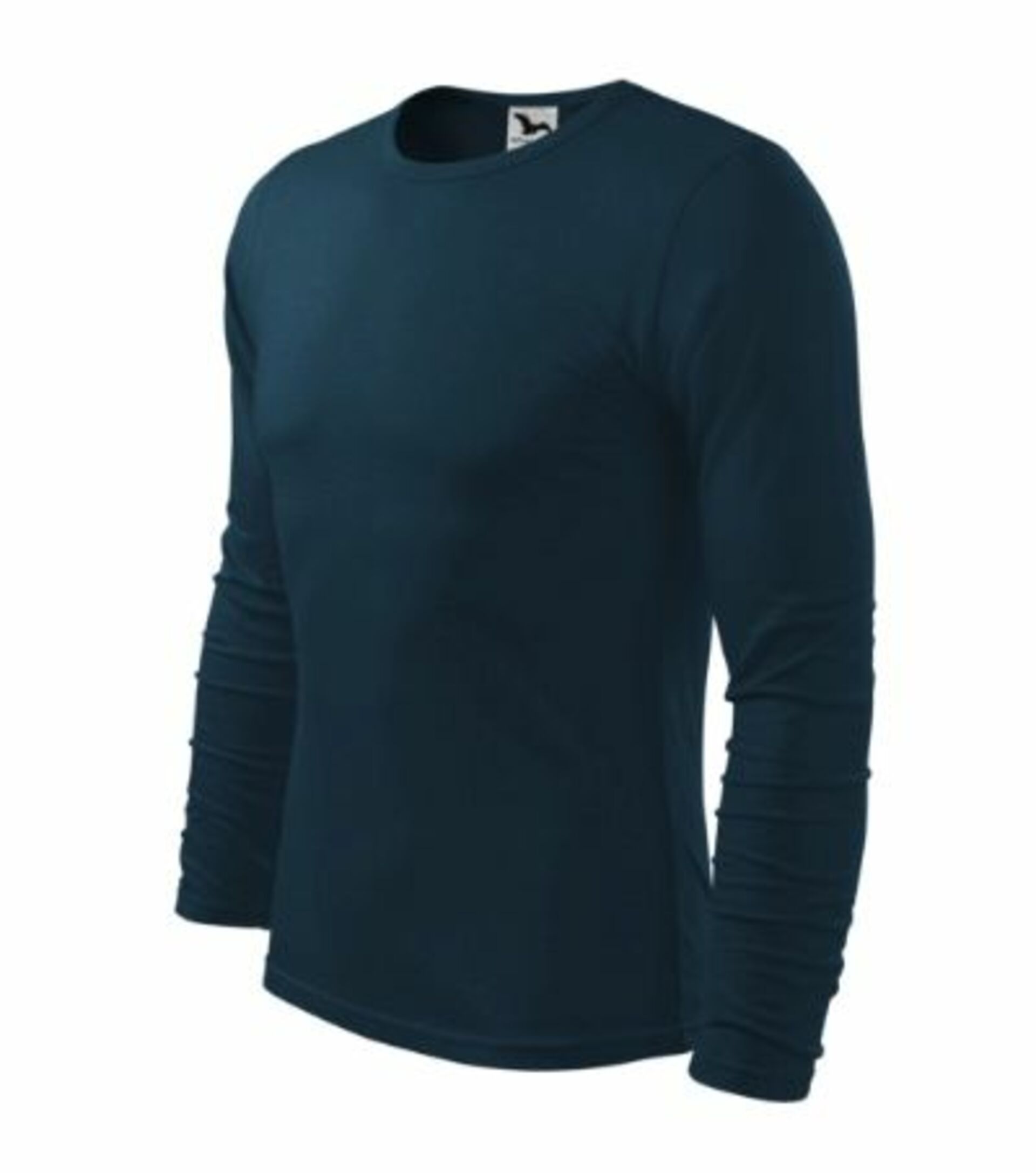 MALFINI FIT-T LONG SLEEVE pánské dlouhý rukáv Tričko námořnická modrá L