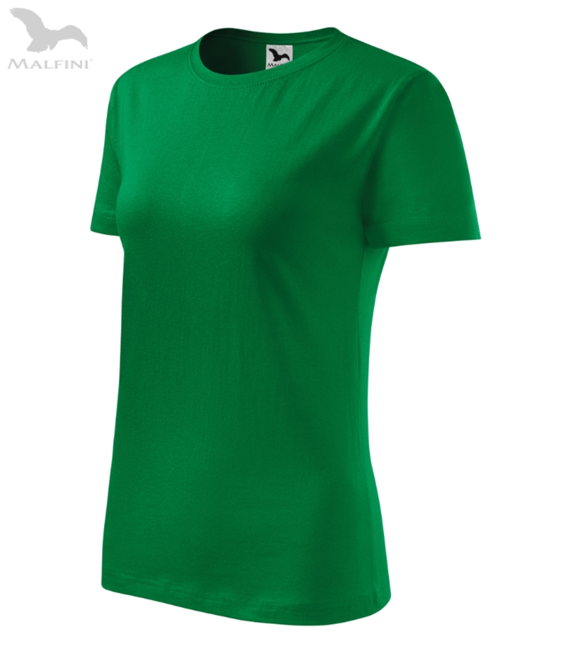 Levně Malfini ADLER CLASSIC NEW dámské Tričko středně zelená M + Bezplatné vrácení zboží