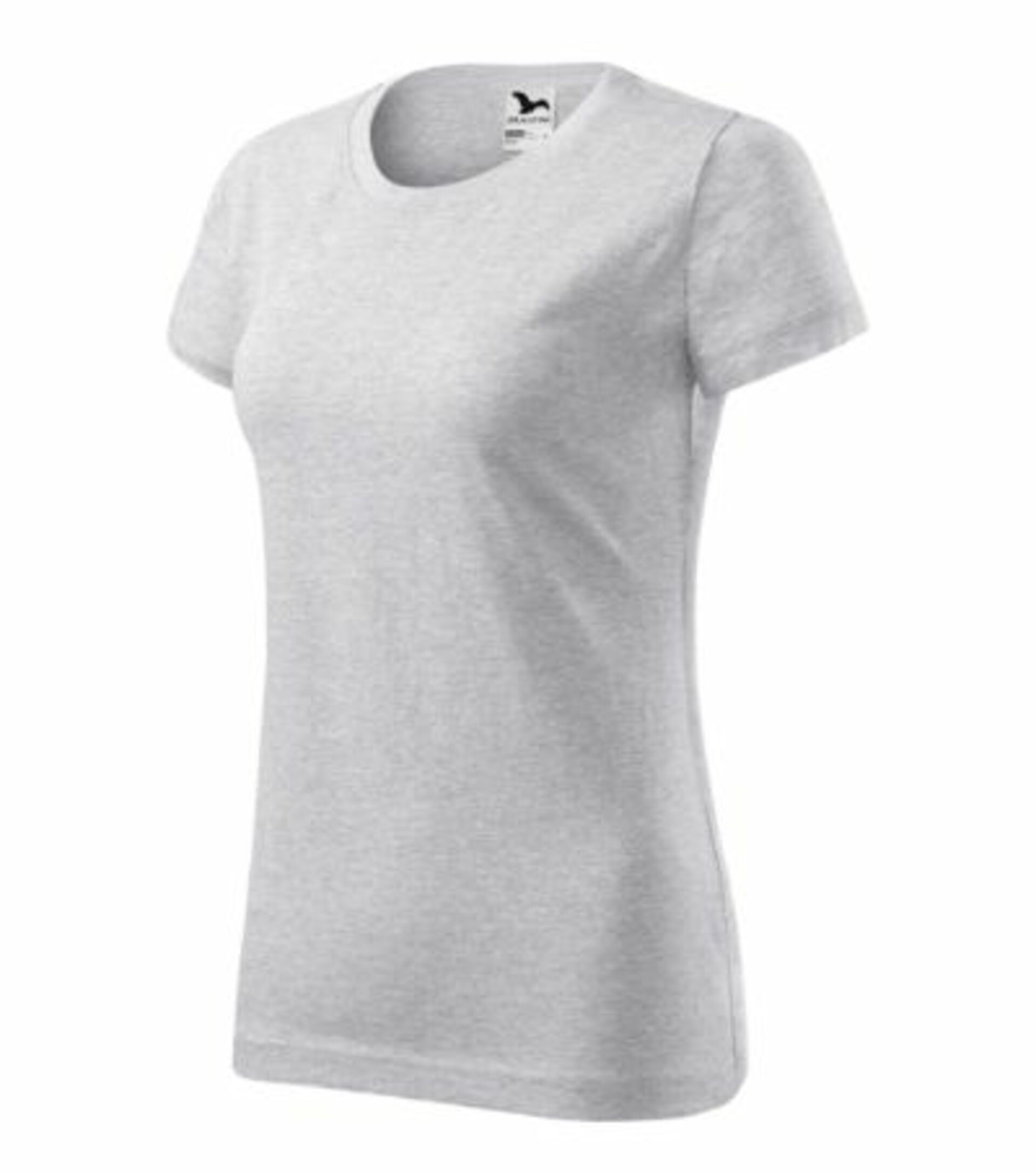 MALFINI BASIC dámské Tričko světle šedý melír  XL