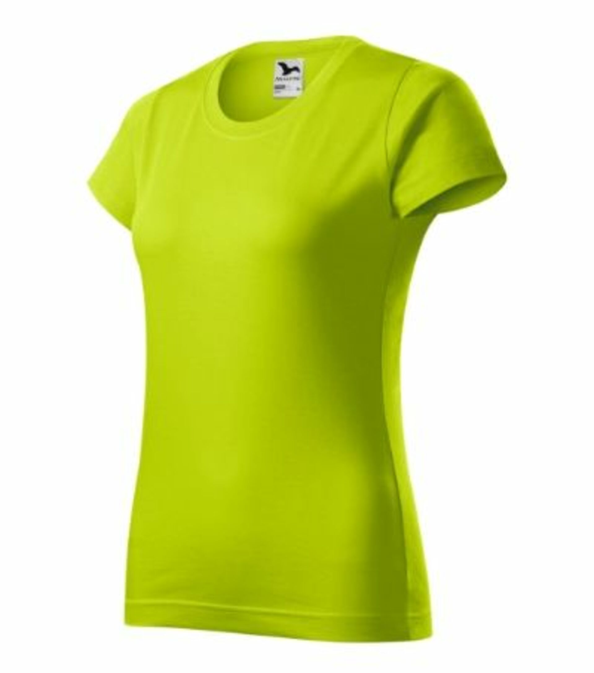 MALFINI BASIC dámské Tričko žlutá/zelená S