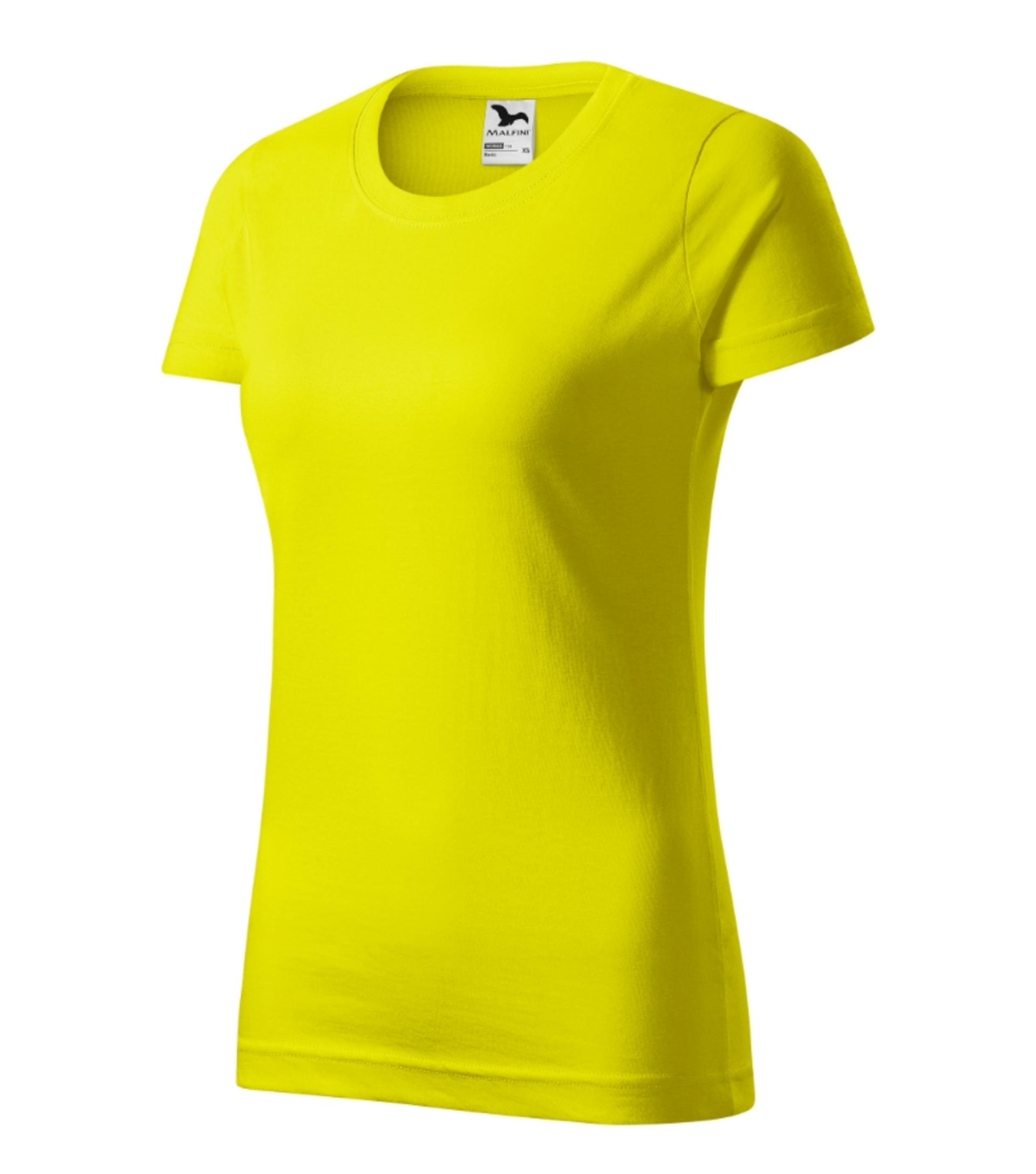 MALFINI BASIC dámské Tričko žlutá XXL