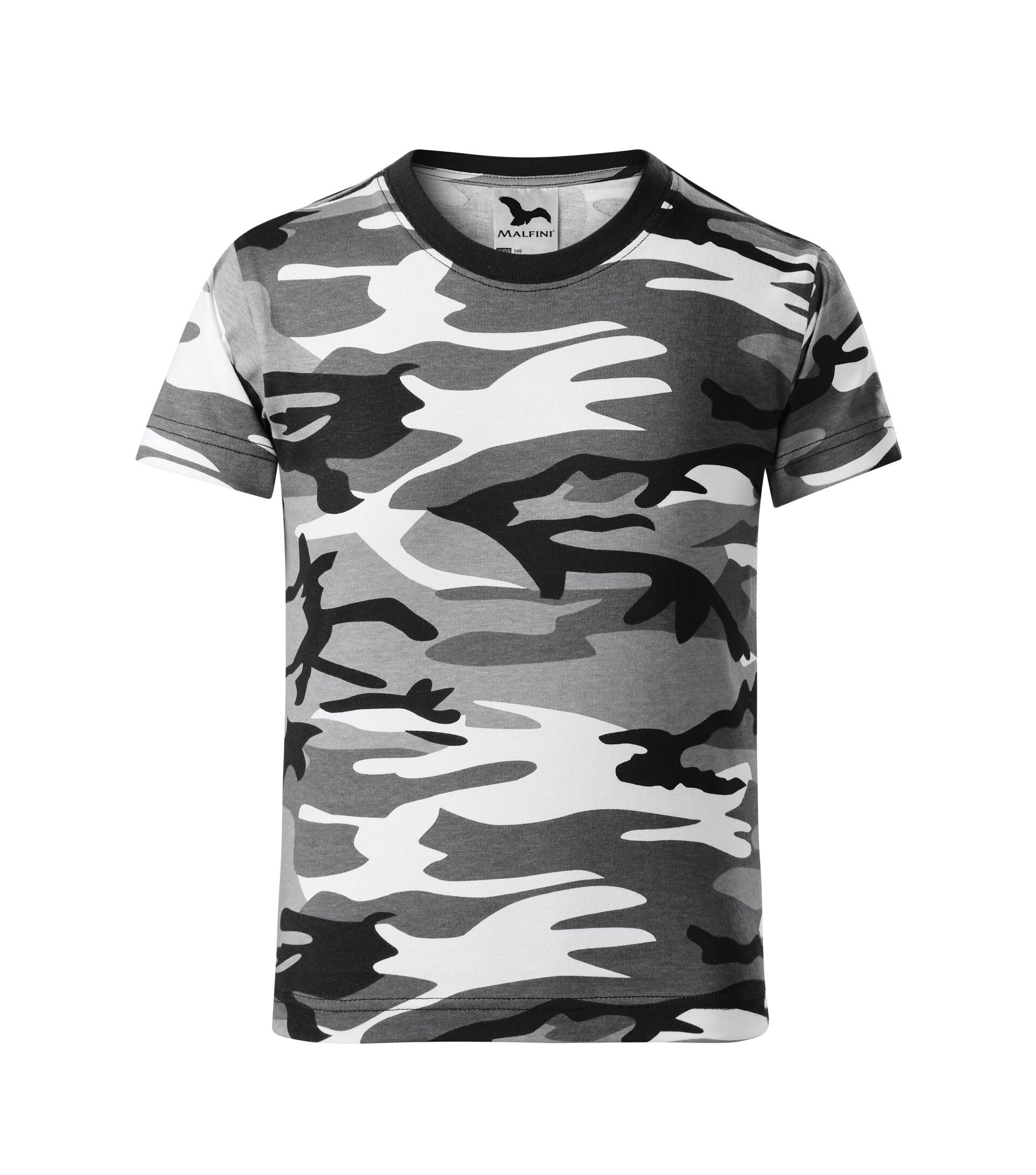 Levně Malfini camouflage tričko camouflage gray