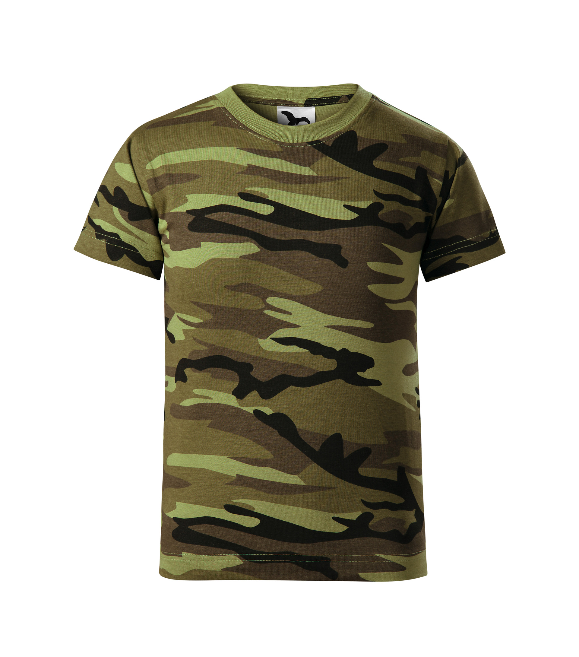 Malfini camouflage tričko camouflage green