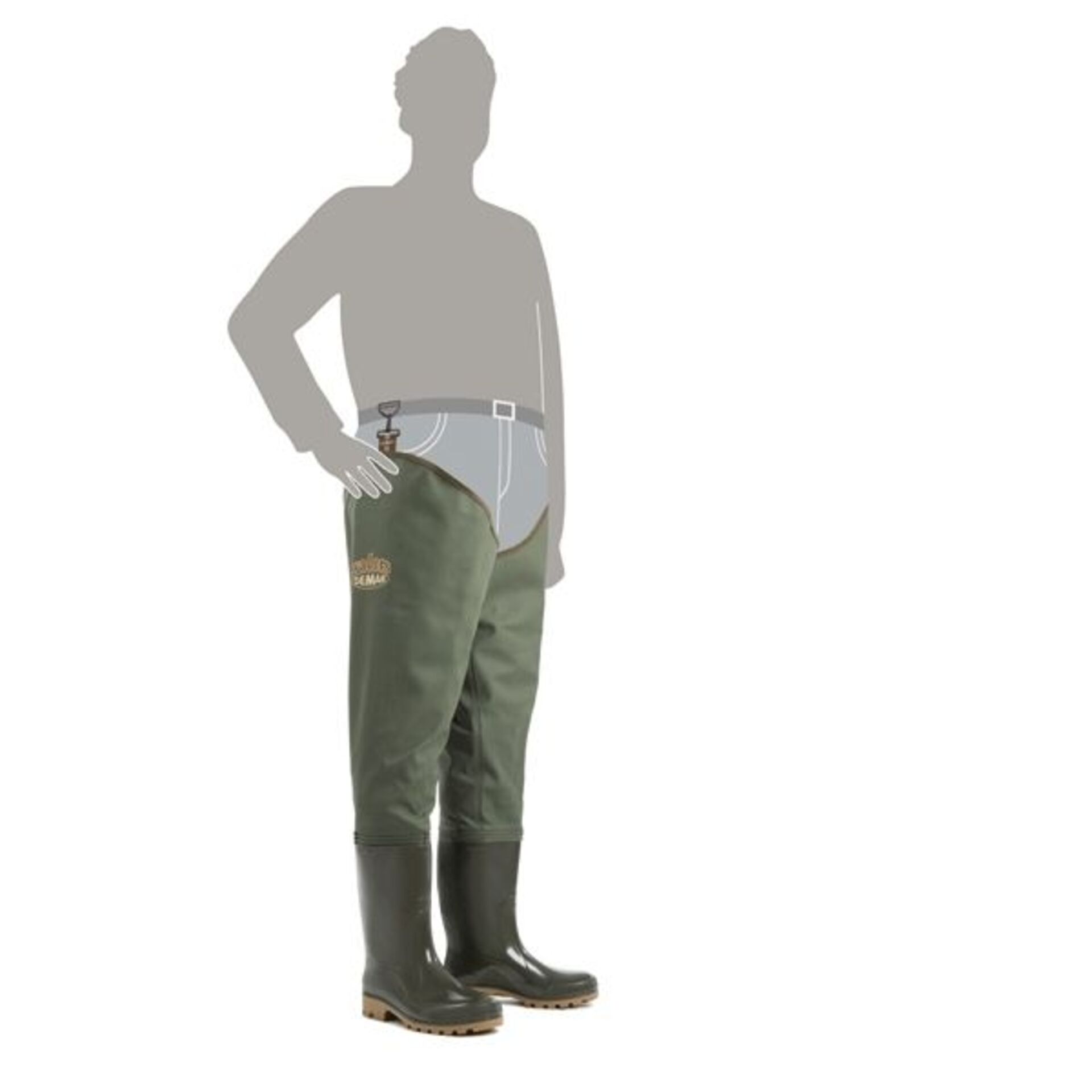 Levně DEMAR GRAND WADERS 3190 Broďáky 45