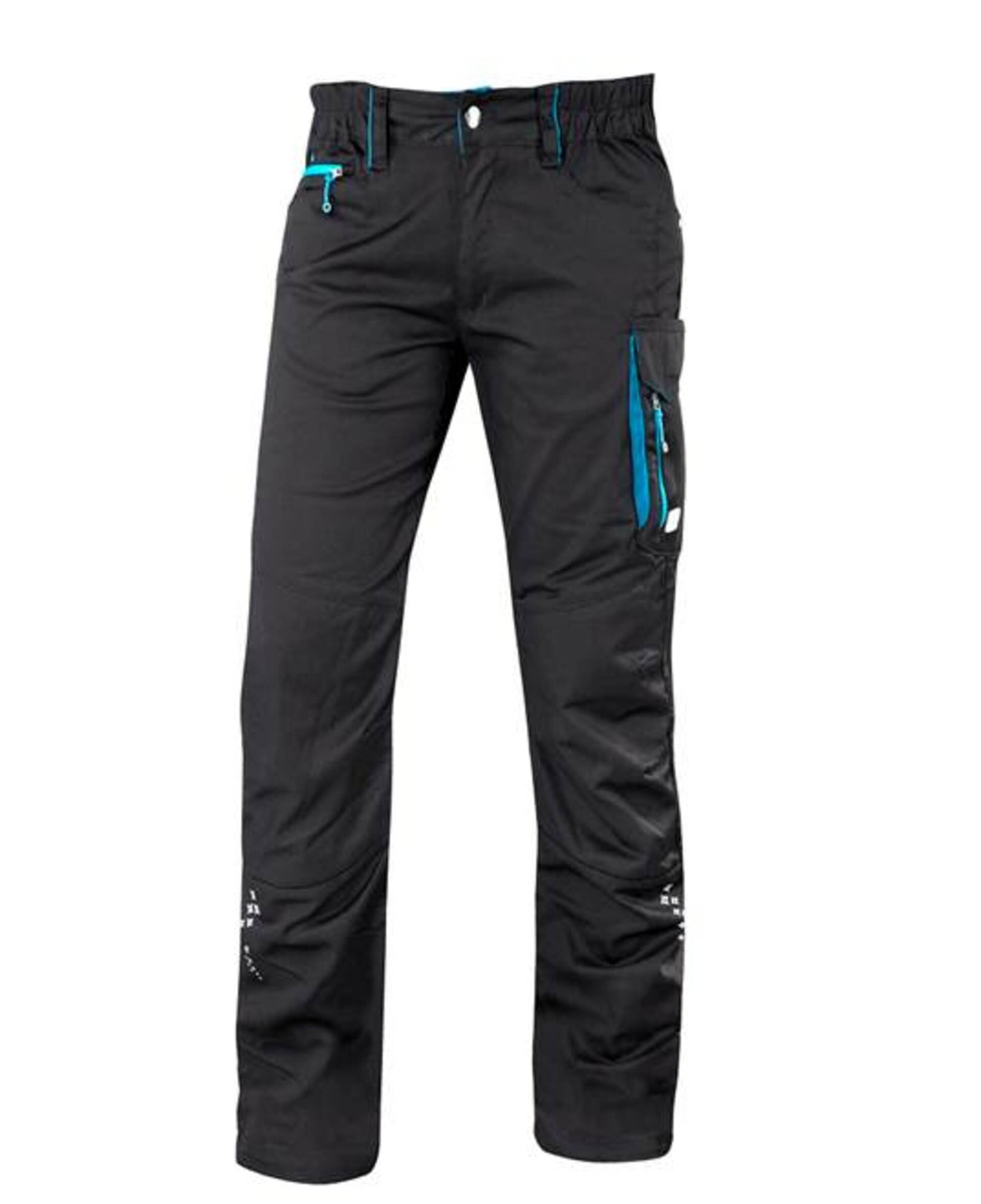 Ardon FLORET Dámské pracovní kalhoty do pasu černo / modré H6302