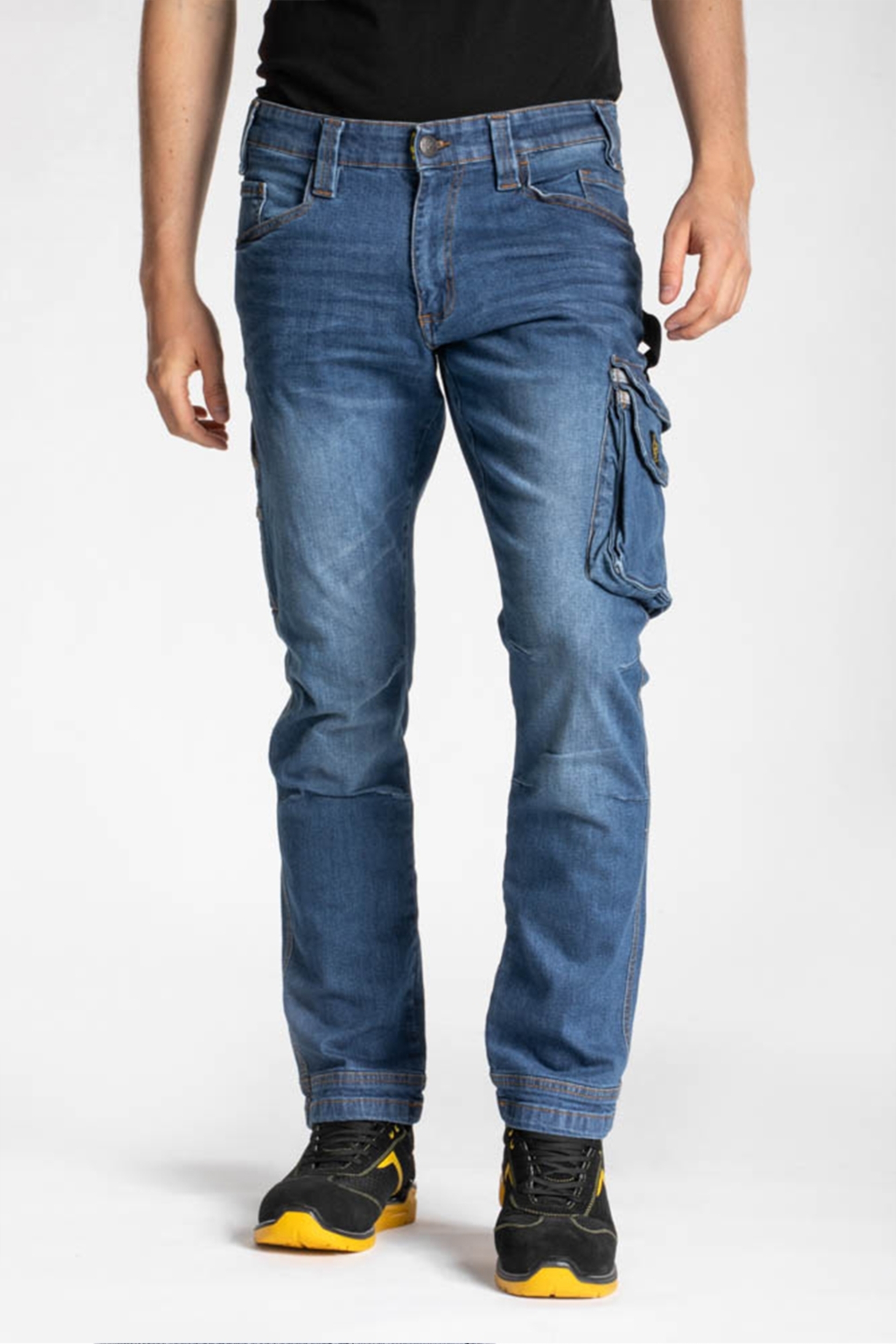 Kalhoty do pasu RICA LEWIS JOB jeans modrá  48