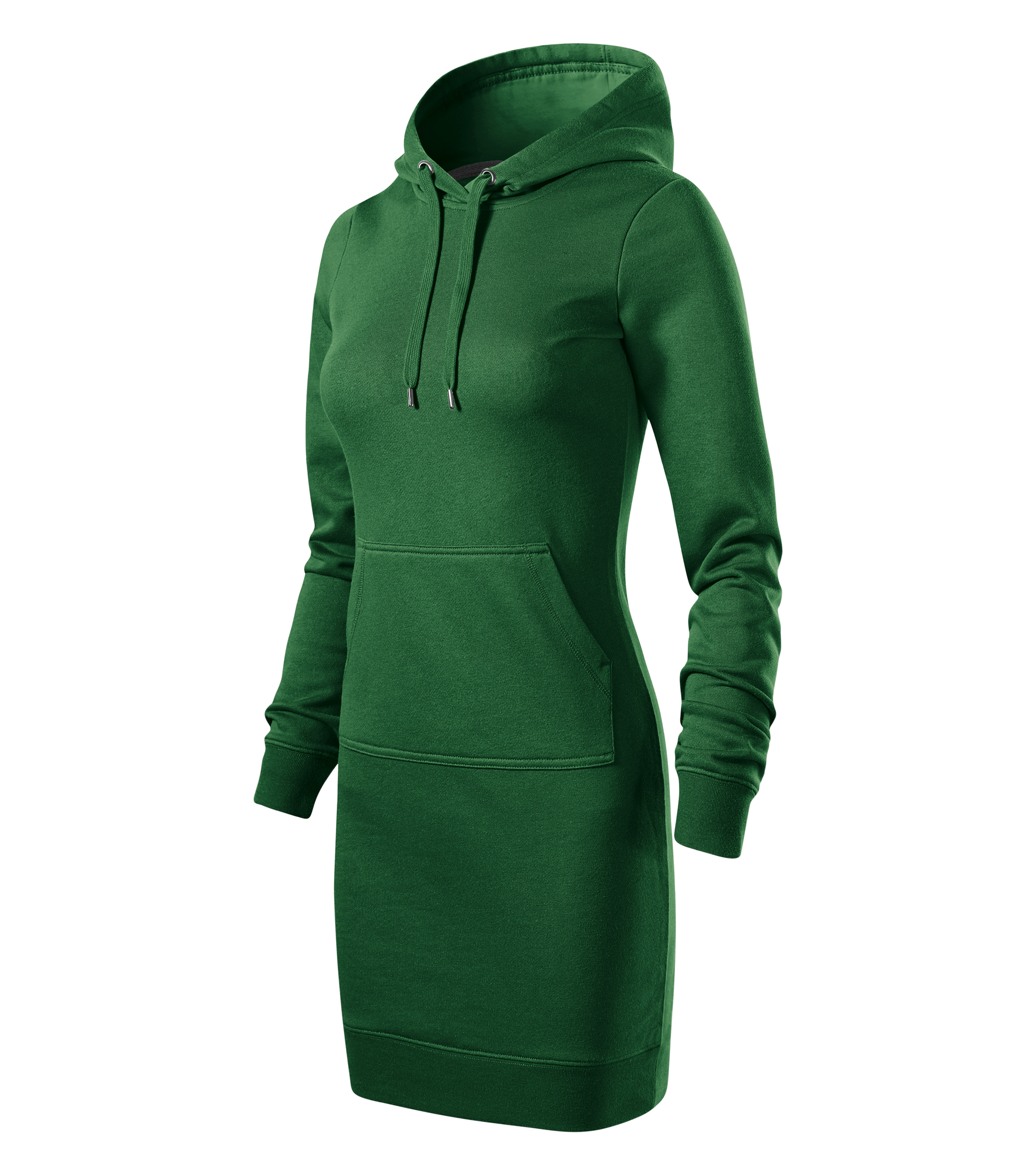 Šaty MALFINI SNAP dámské lahvově zelená M