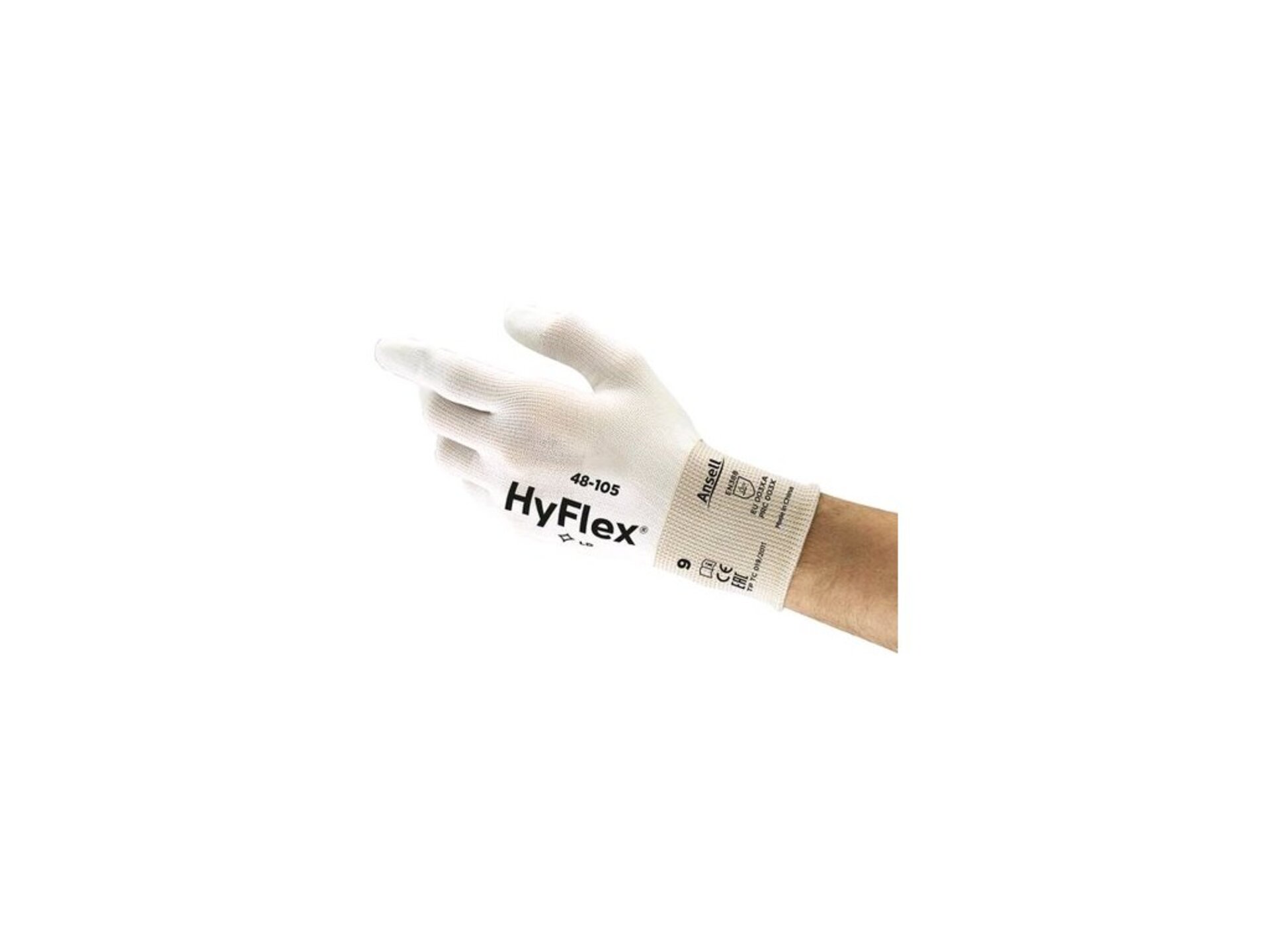ANSELL HYFLEX 48-105 Rukavice prsty bílé 9 L