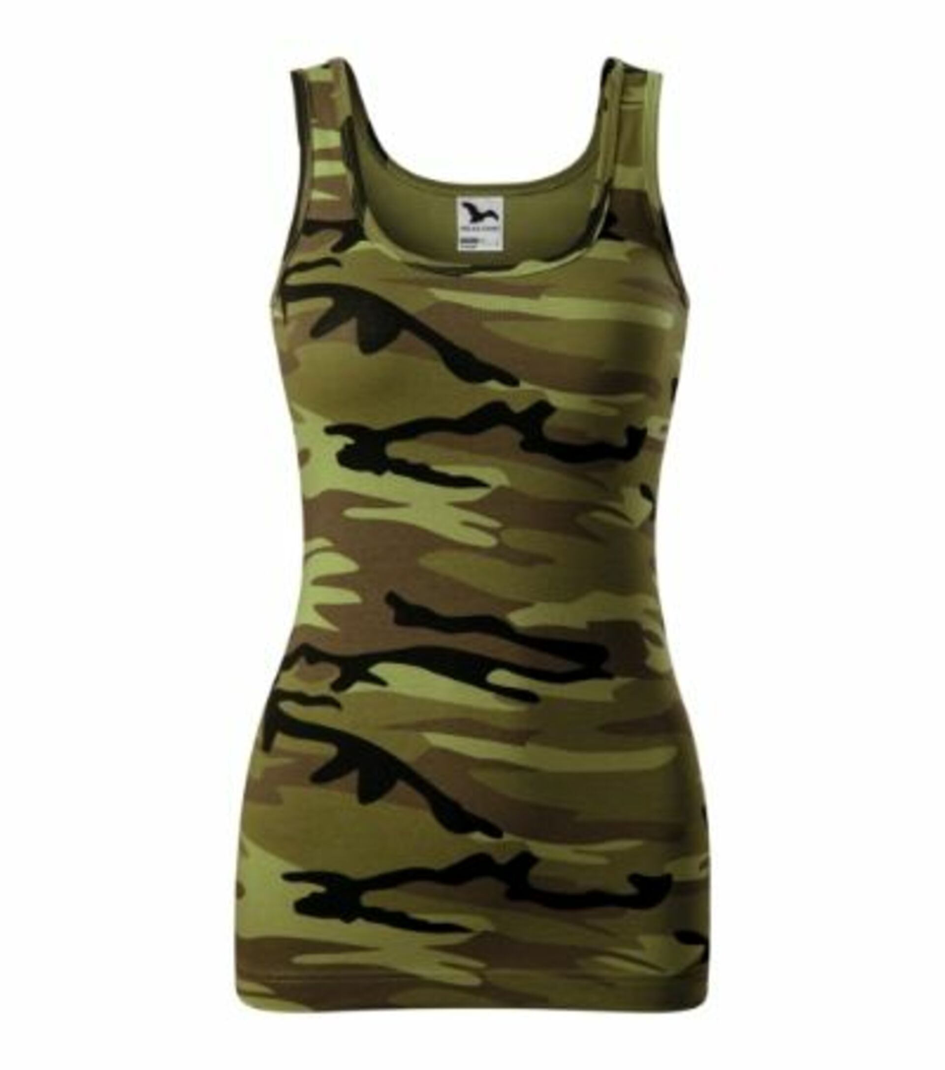 MALFINI TRIUMPH Tílko dámské camouflage hnědá XL