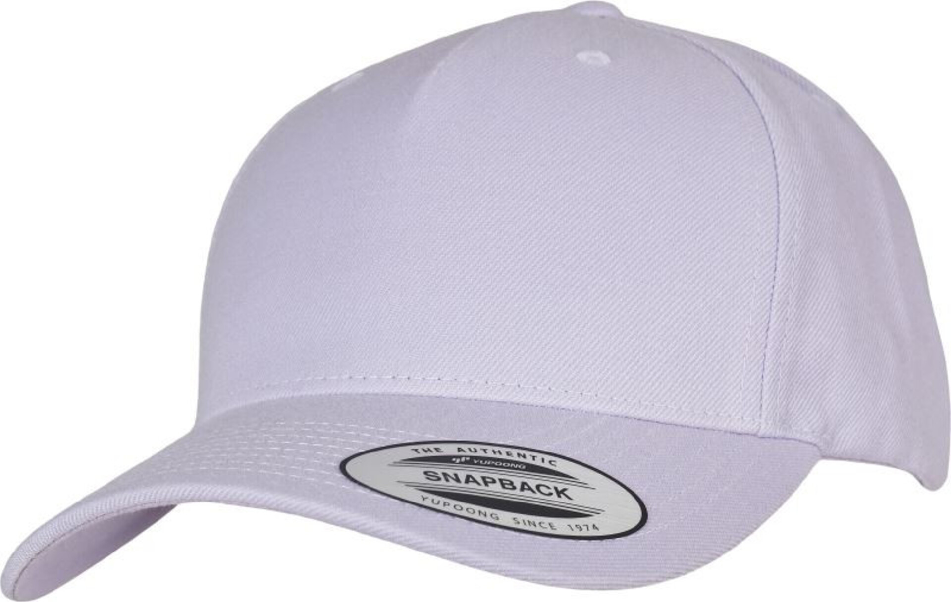 Urban Classics Prémiová 5 panelová snapback kšiltovka Flexfit Yupoong s příměsí vlny light purple