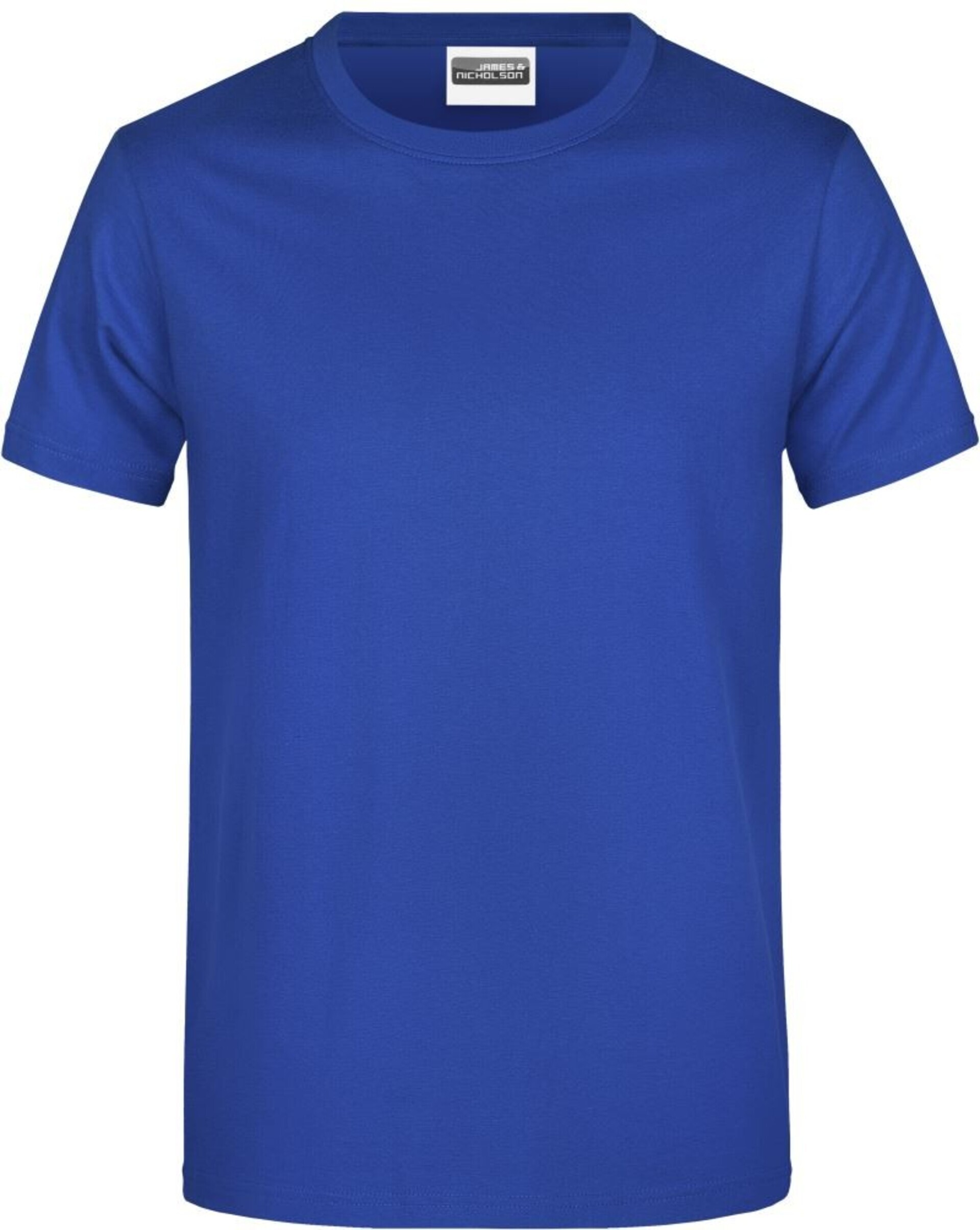 Tričko James & Nicholson 0790 pánské krátký rukáv modrá  L