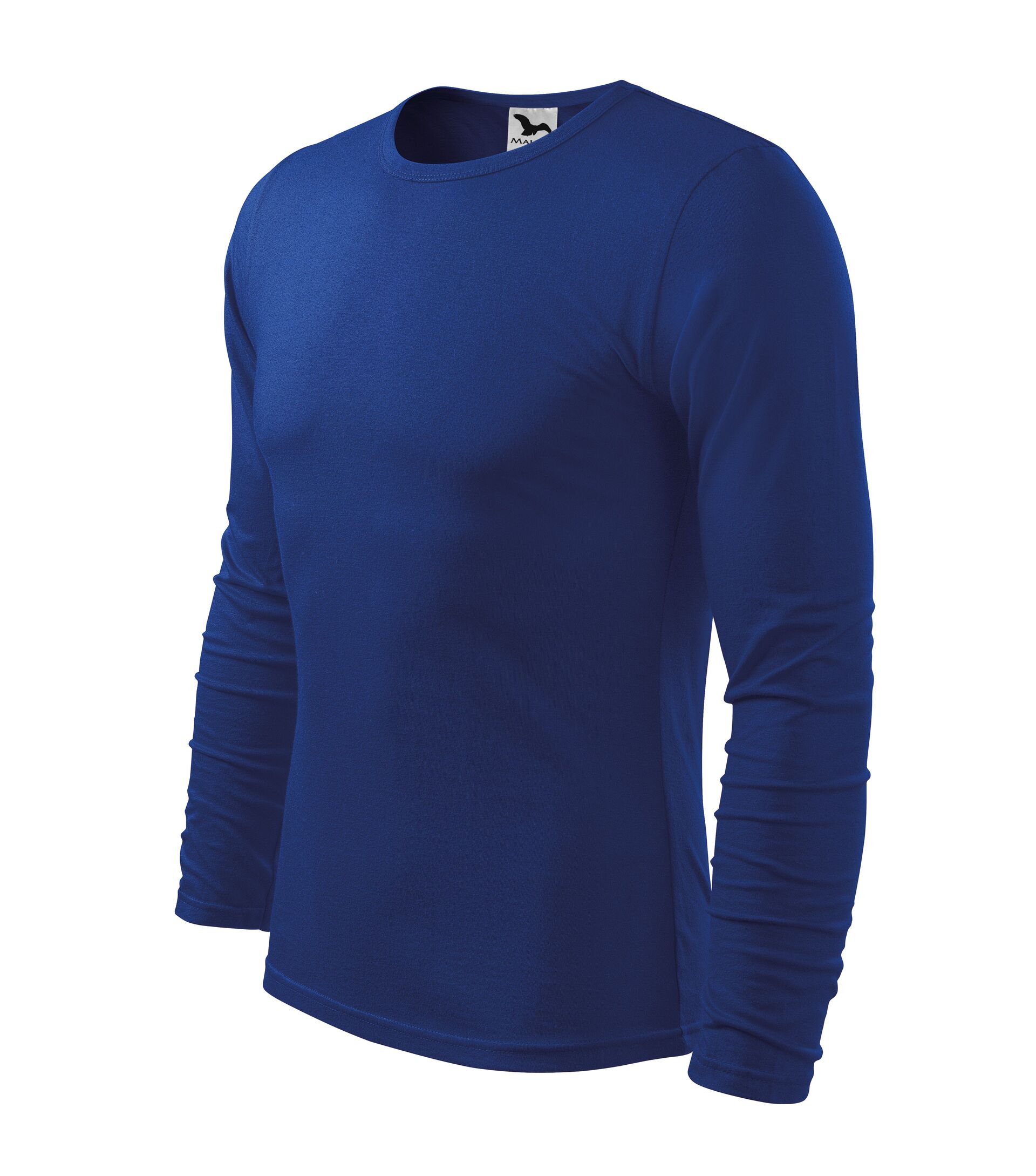 Levně MALFINI FIT-T LONG SLEEVE pánské dlouhý rukáv Tričko královsky modrá XXL