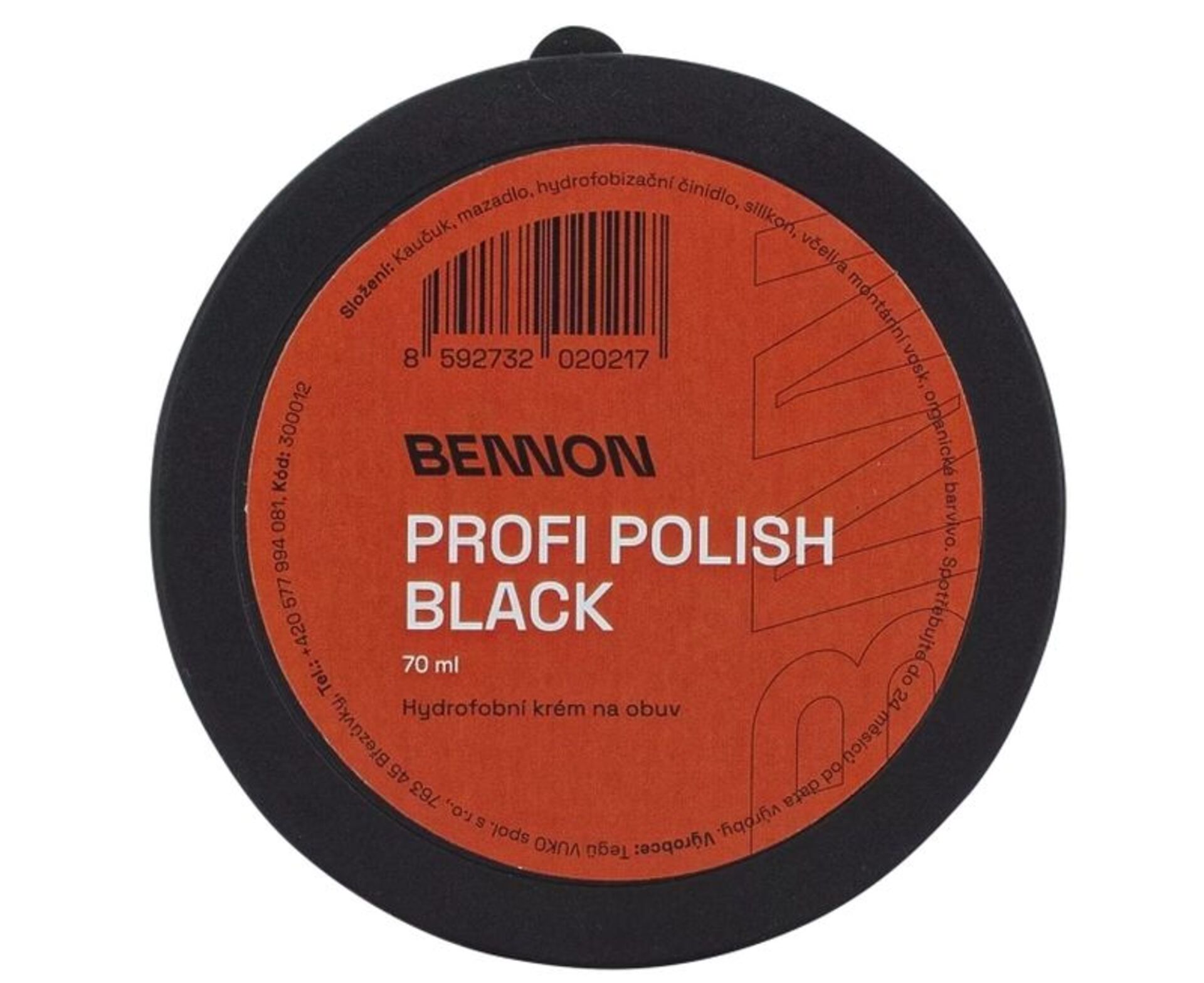 BENNON PROFI POLISH černý 70ml Krém na obuv