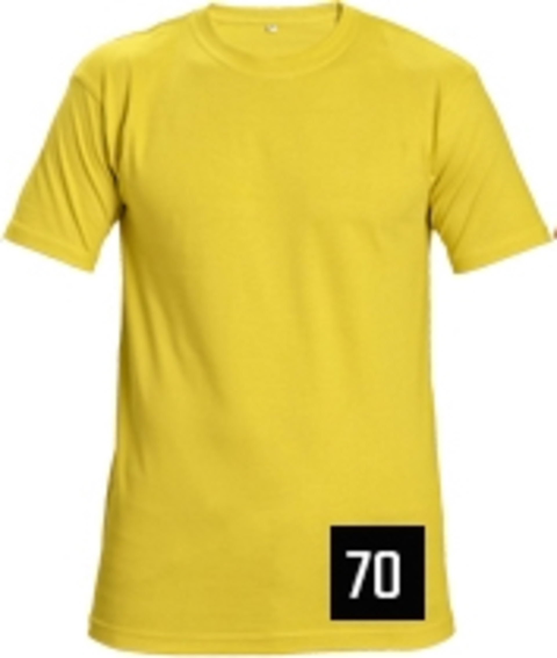 Cerva TEESTA UNI Tričko žlutá M