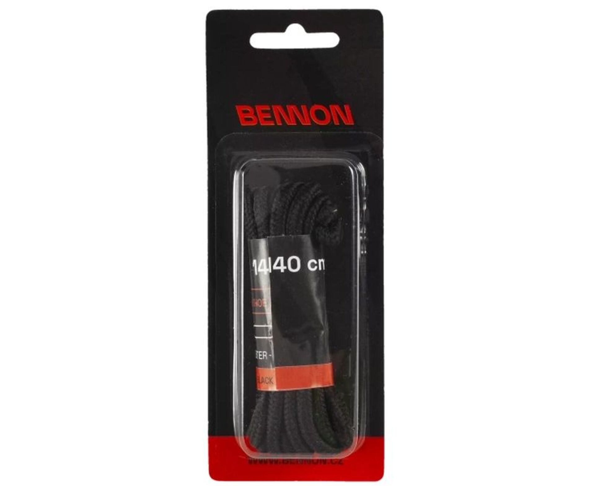 BENNON LACES BLACK 140 cm Šněrovadlo