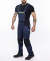 Kalhoty pracovní s laclem Ardon 4XSTRETCH stretchové