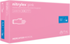 Rukavice jednorázové NITRYLEX PINK nepudrované nitril 100ks