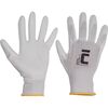 Rukavice povrstvené  BUNTING WHITE EVOLUTION polyuretan