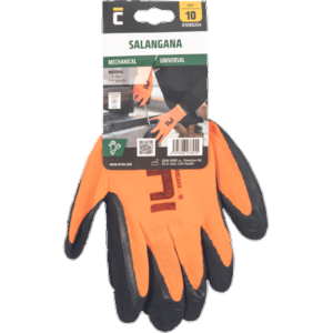 Rukavice povrstvené  SALANGANA latex blistr