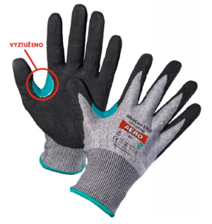 Rukavice povrstvené AERO NITROCOM 1953 CUT F OPTIMAL nitril
