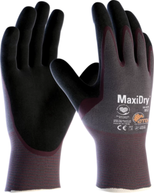 Rukavice povrstvené ATG MAXIDRY 56-424 nitril