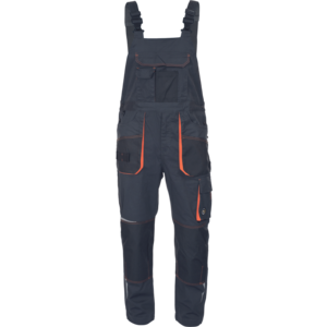 Kalhoty pracovní s laclem  EMERTON STRETCH