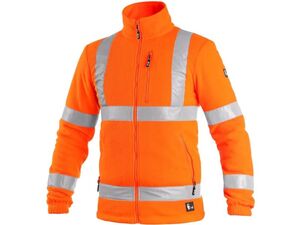 Mikina reflexní CXS PRESTON pánská fleecová