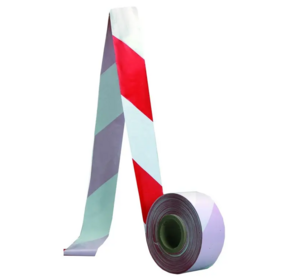 Páska ohraničující CXS  BÍLÁ/ČERVENÁ 70mm x 500 m