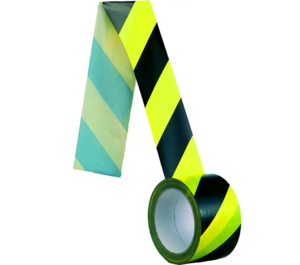 Samolepící páska CXS  žlutočerná 66mx6cm levá