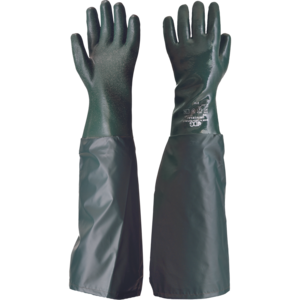 Rukavice DG UNIVERSAL zdrsněné PVC nitril 65cm