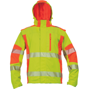 Bunda reflexní  LATTON softshellová 2v1