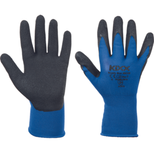 Rukavice povrstvené KIXX BEASTY BLUE latex