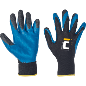 Rukavice povrstvené  GARRULUS latex