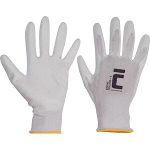 Rukavice povrstvené  BUNTING WHITE EVOLUTION polyuretan