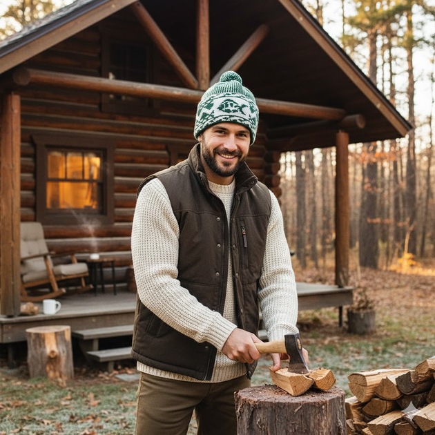 Čepice Zmijovka TRITONIS RYBIČKA zelená/smetanová