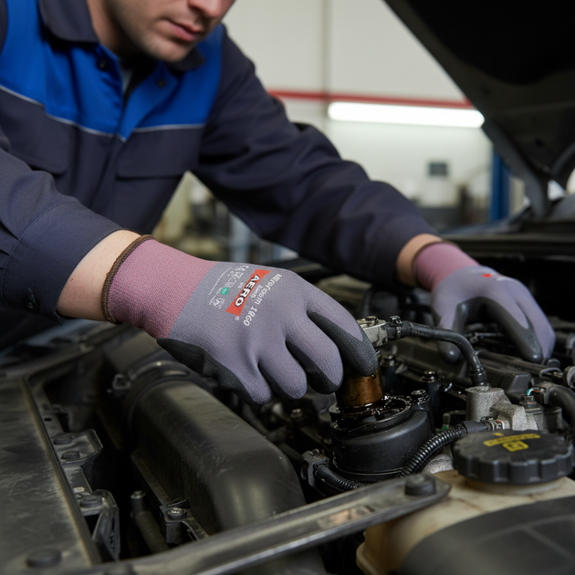 Rukavice povrstvené AERO NITROFOAM 1660 nitril