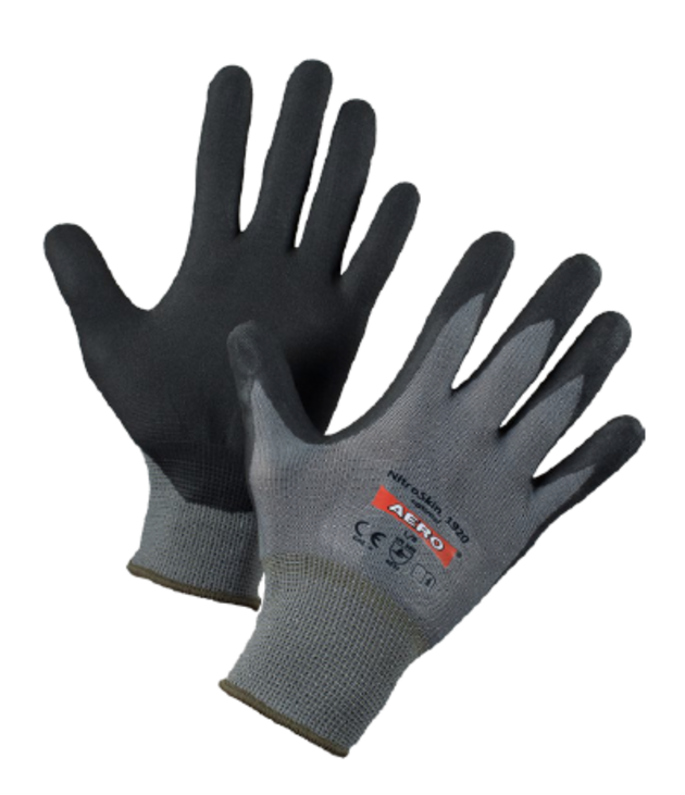 Rukavice povrstvené AERO NITROSKIN OPTIMAL 1920 nitril