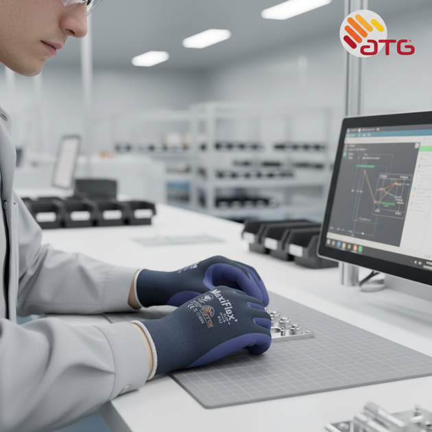 Rukavice povrstvené ATG MAXIFLEX ELITE 34-274 BLISTER nitril