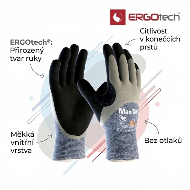 Rukavice protipořezové ATG MAXICUT OIL 34-505