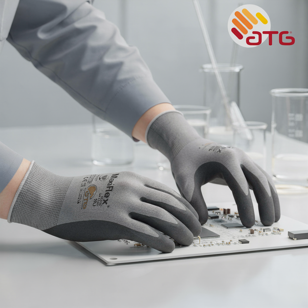 Rukavice povrstvené ATG MAXIFLEX ELITE 34-774 B ESD