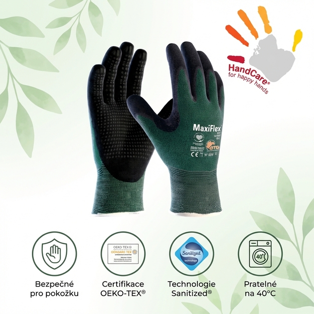 Rukavice protipořezové ATG MAXIFLEX CUT 34-8443 nitril