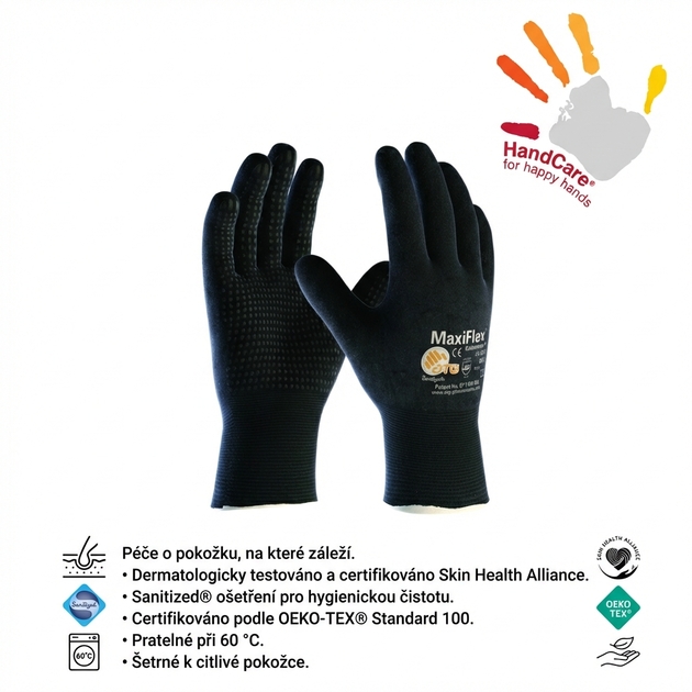 Rukavice povrstvené ATG MAXIFLEX ENDURANCE 34-847 nitril