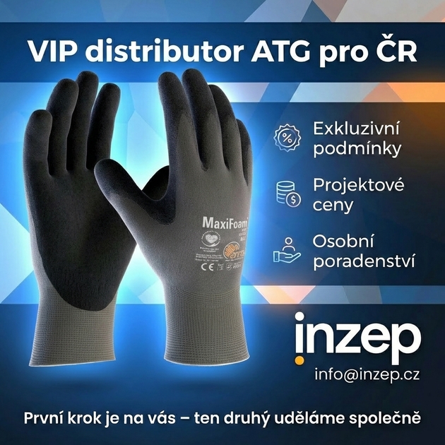 Rukavice povrstvené ATG MAXIFOAM LITE 34-900 nitril blistr