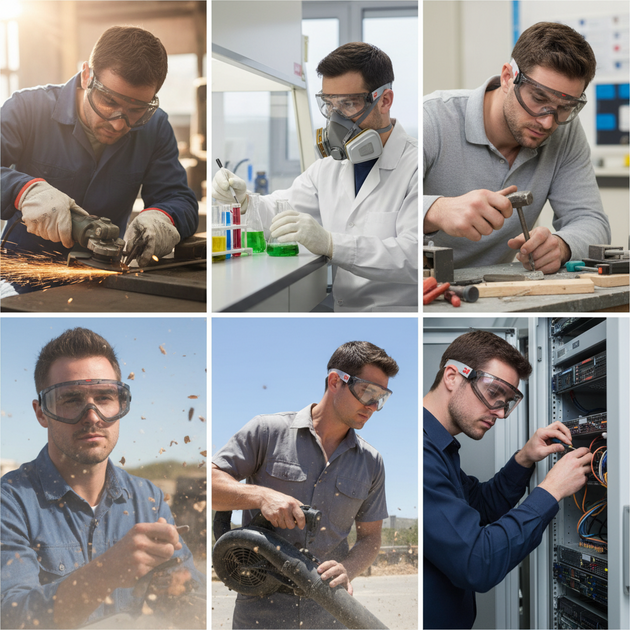 Brýle 3M 2890 uzavřené čiré