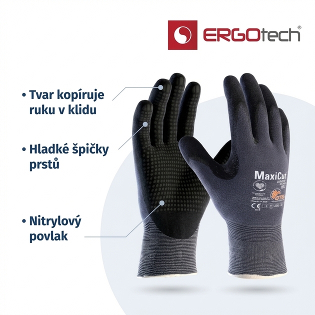 Rukavice protipořezové ATG MAXICUT ULTRA 44-3445 nitril